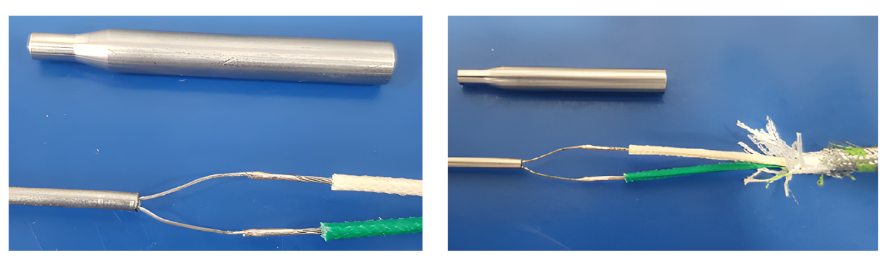 熱電偶內部絕緣導線粘接密封